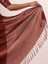 Dark Coffee with Bronze Bhagalpur Silk Saree with Blouse Fabric